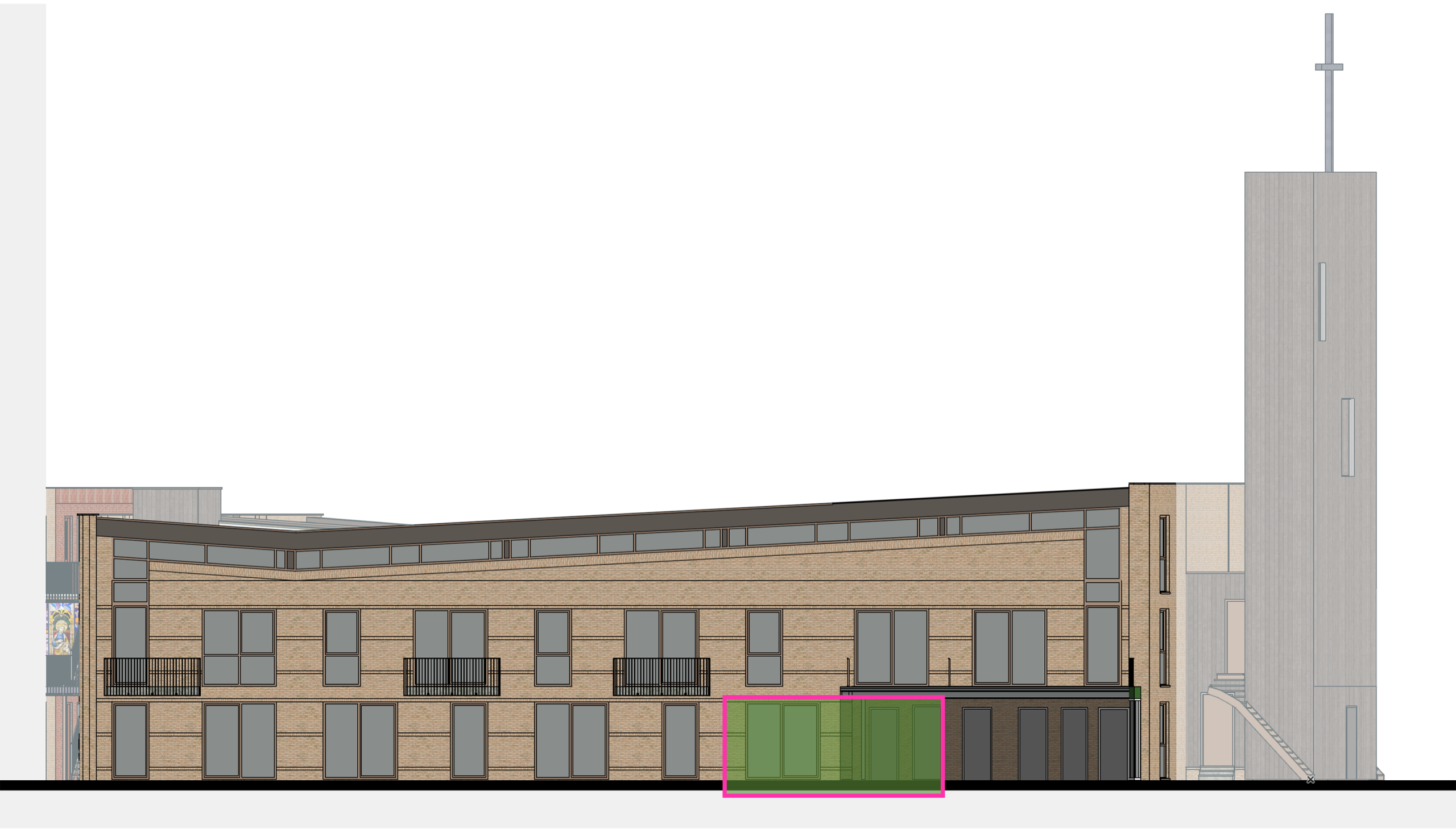 Gevelbeeld_Kerk - R - Appartement 13
