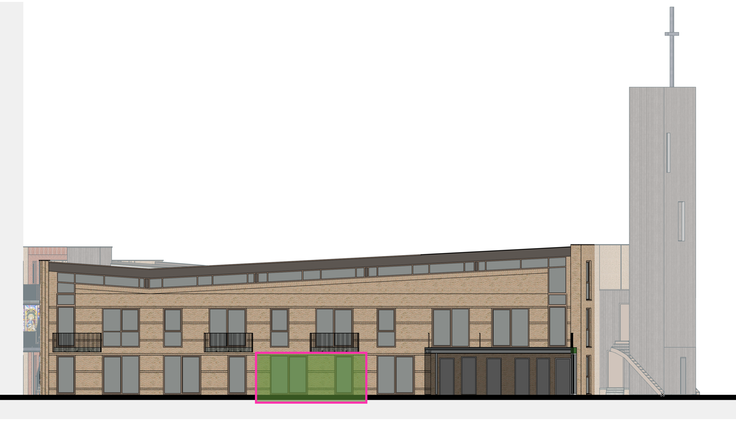 Gevelbeeld_Kerk - R - Appartement 14
