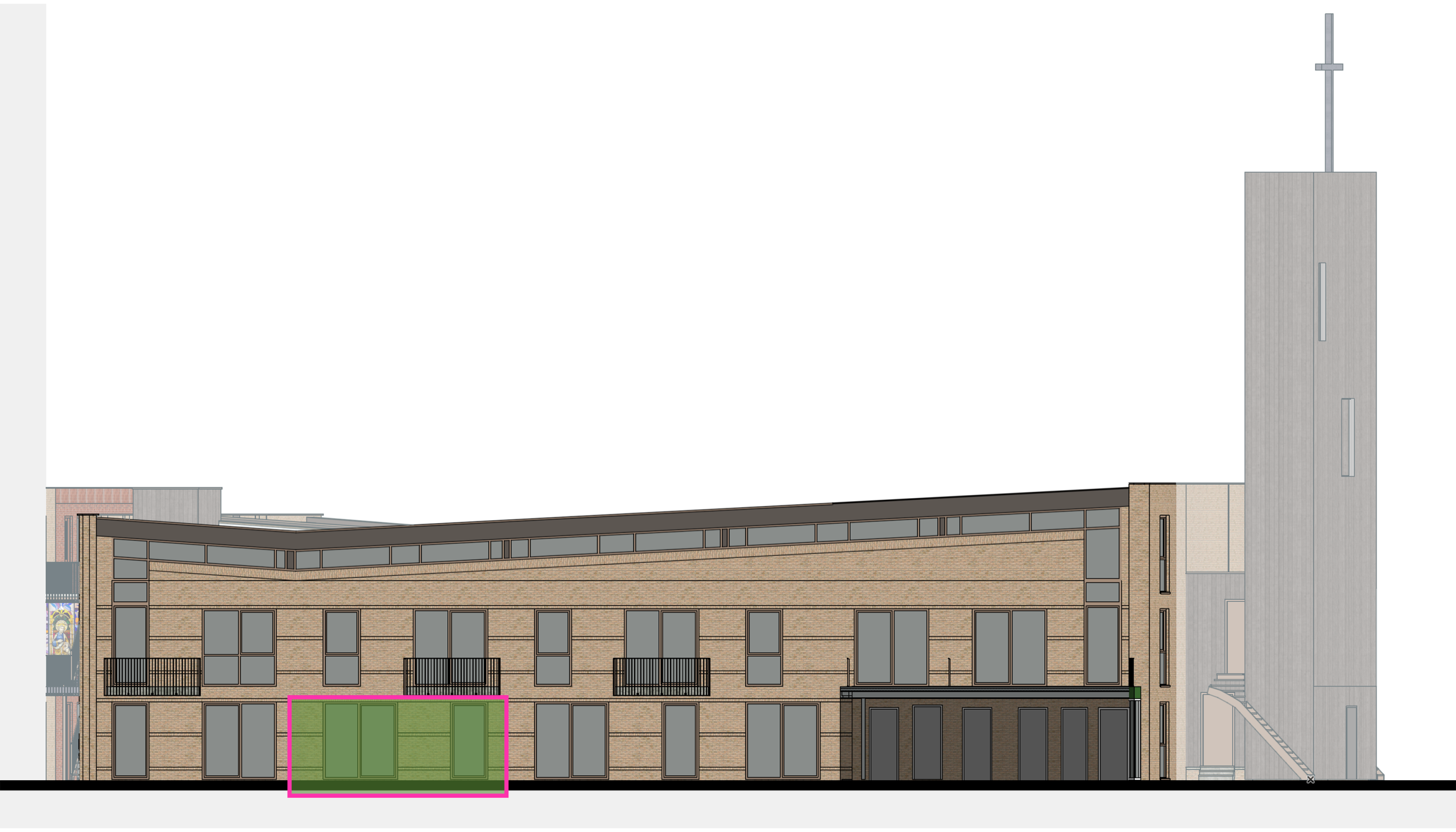 Gevelbeeld_Kerk - R - Appartement 15