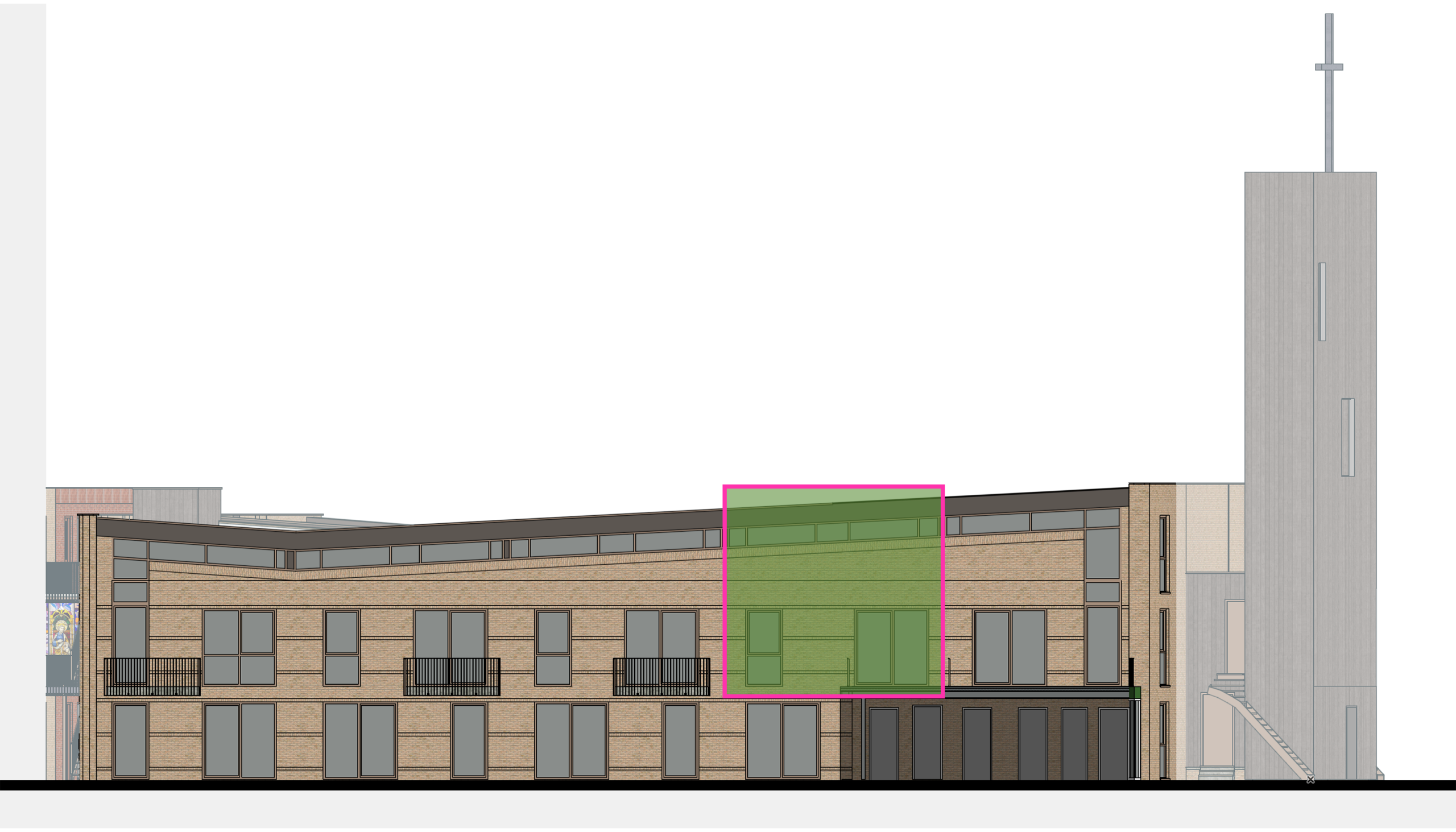 Gevelbeeld_Kerk - R - Appartement 27