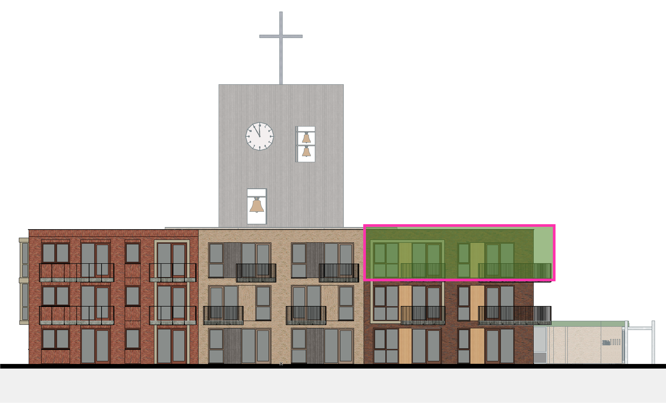 Gevelbeeld_Nieuwbouw - Appartement 31