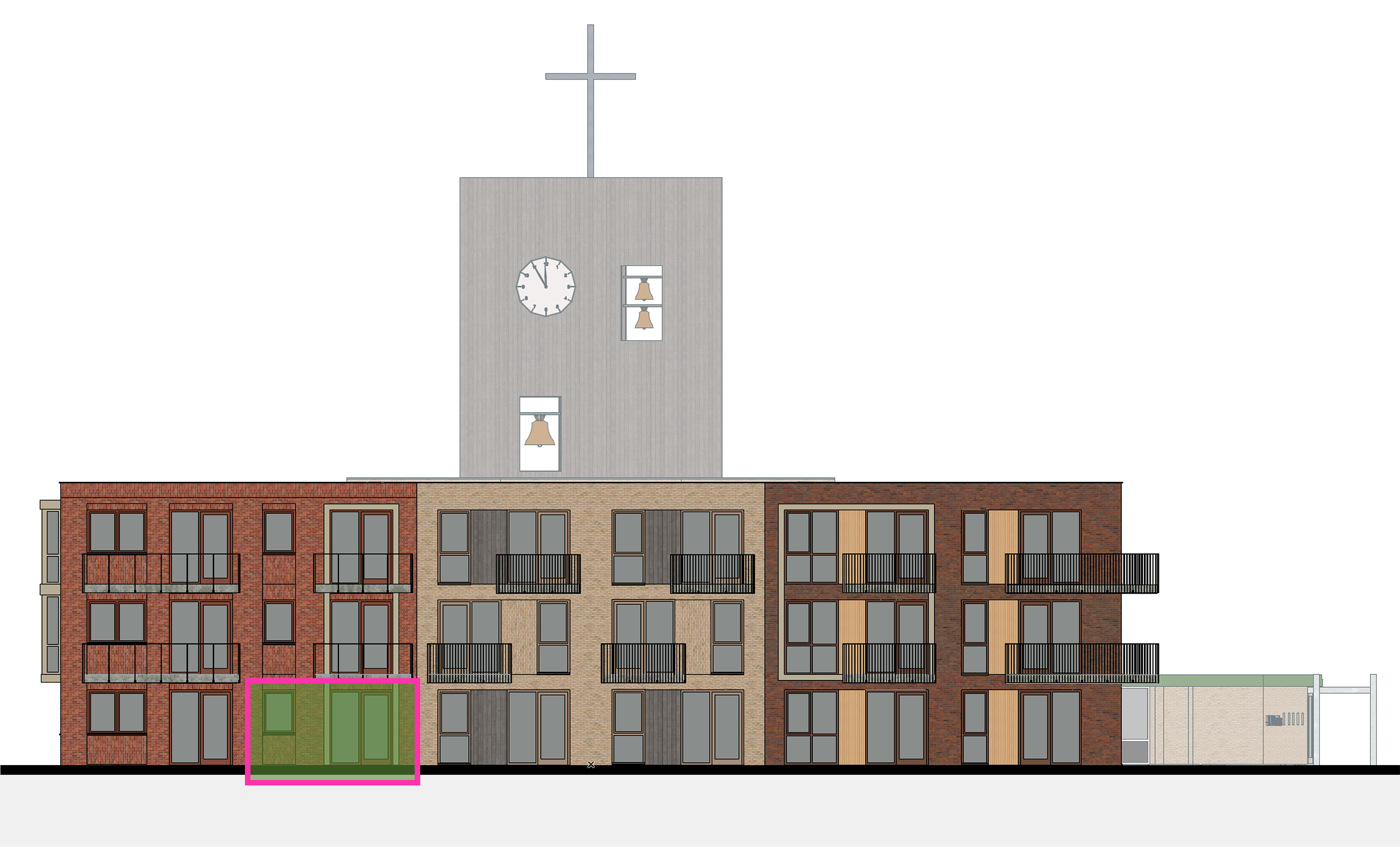 Gevelbeeld_Nieuwbouw - Appartement 5