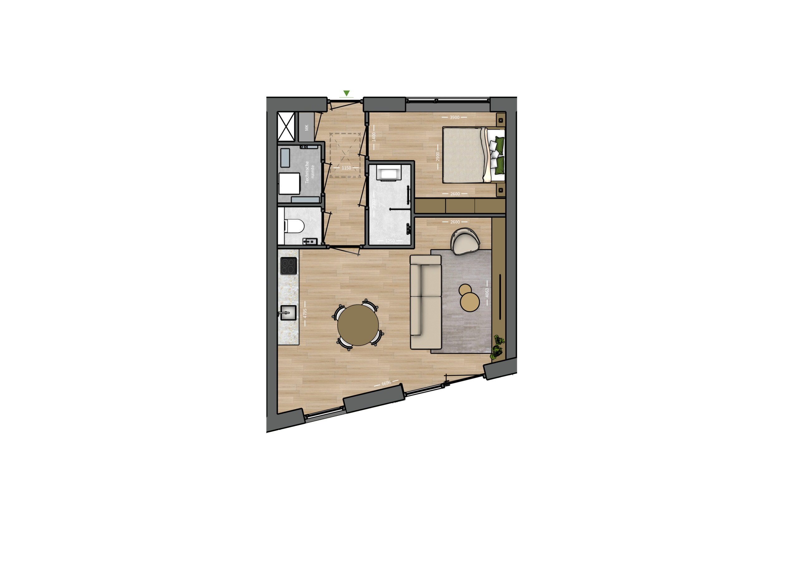Plattegrond _ Appartement 29