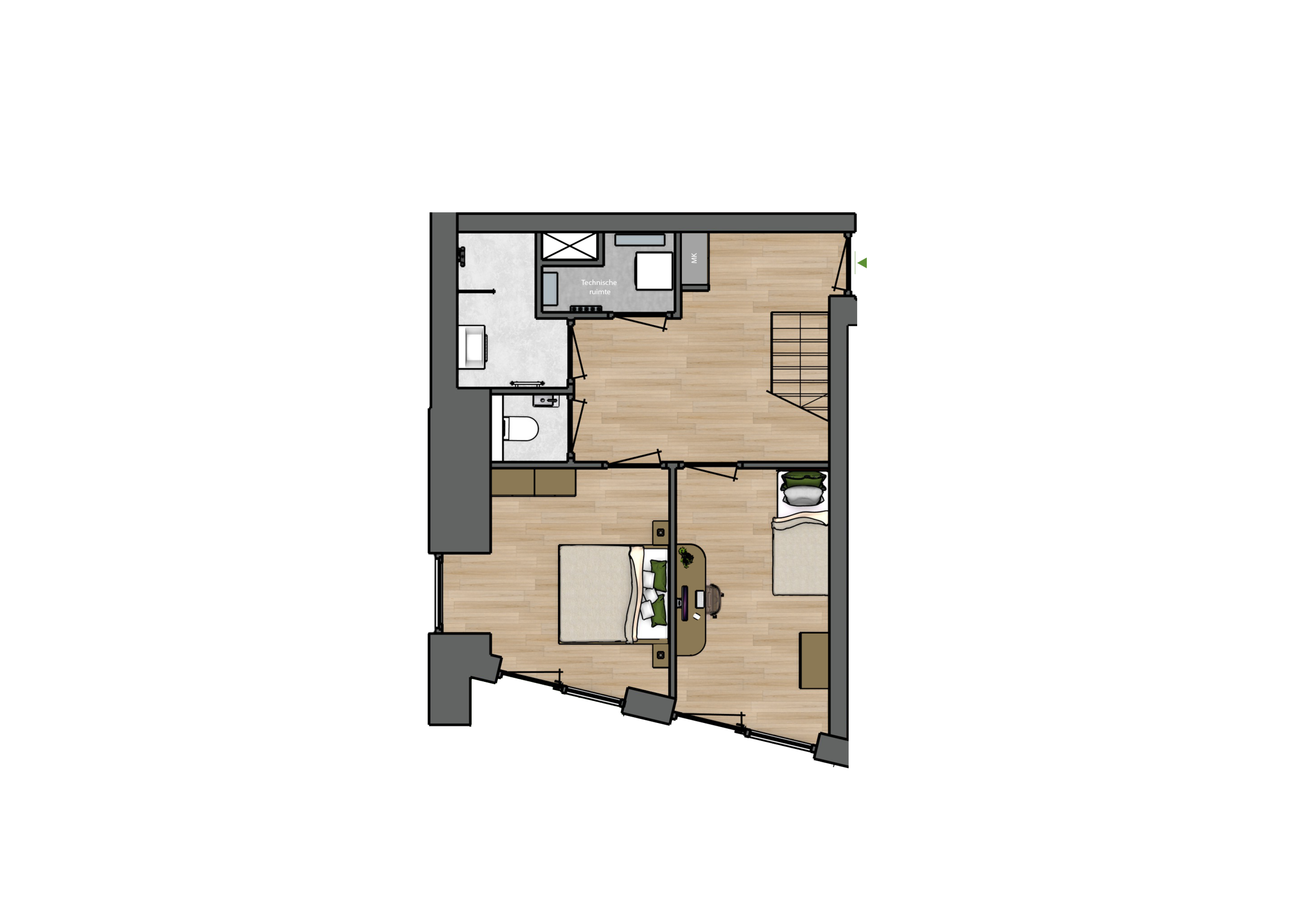 Plattegrond _ Appartement 11_00